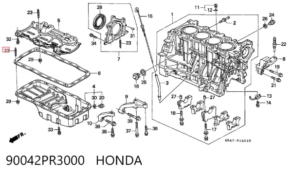  90042PR3000 Honda