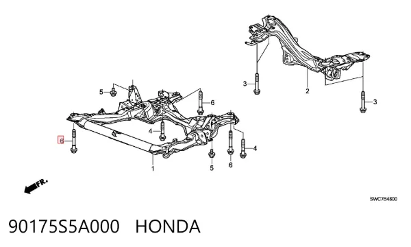  90175S5A000 Honda