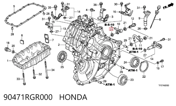  90471RGR000 Honda