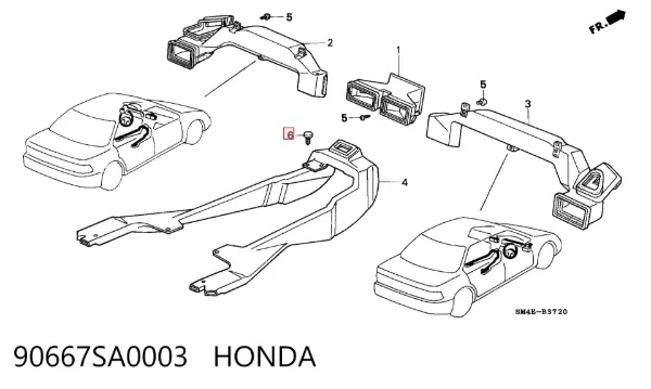  90667SA0003 Honda