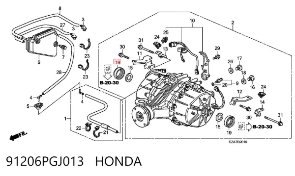  91206PGJ013 Honda