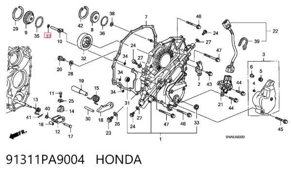 91311PA9004 Honda