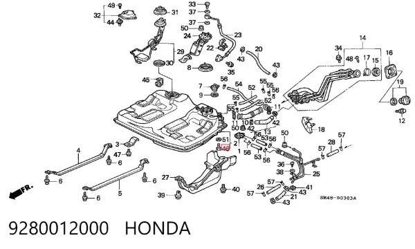  9280012000 Honda