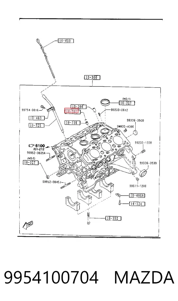  9954100704 Mazda