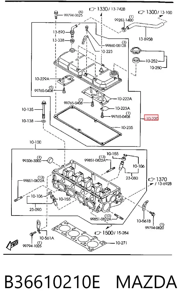  B36610210E Mazda
