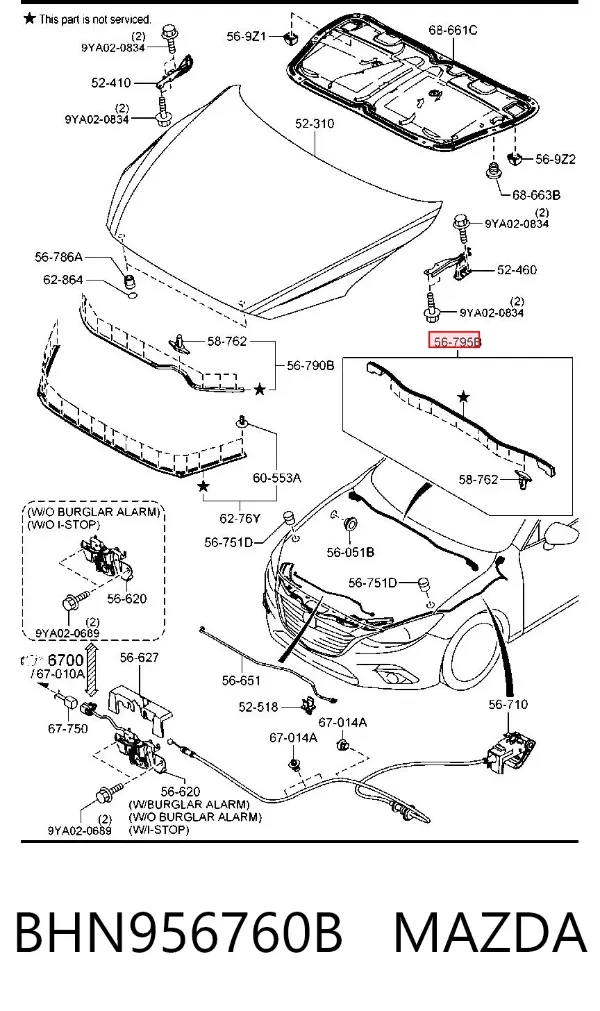  BHN956760B Mazda