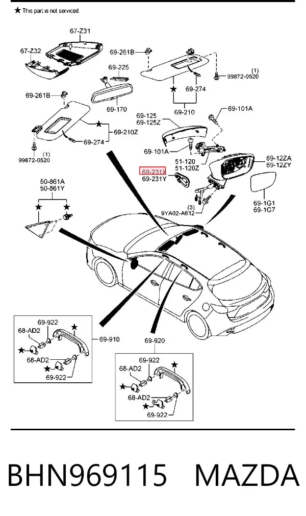  BHN969115 Mazda