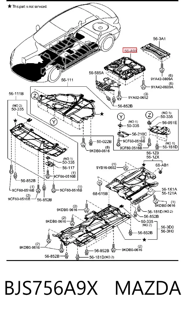  BJS756A9X Mazda