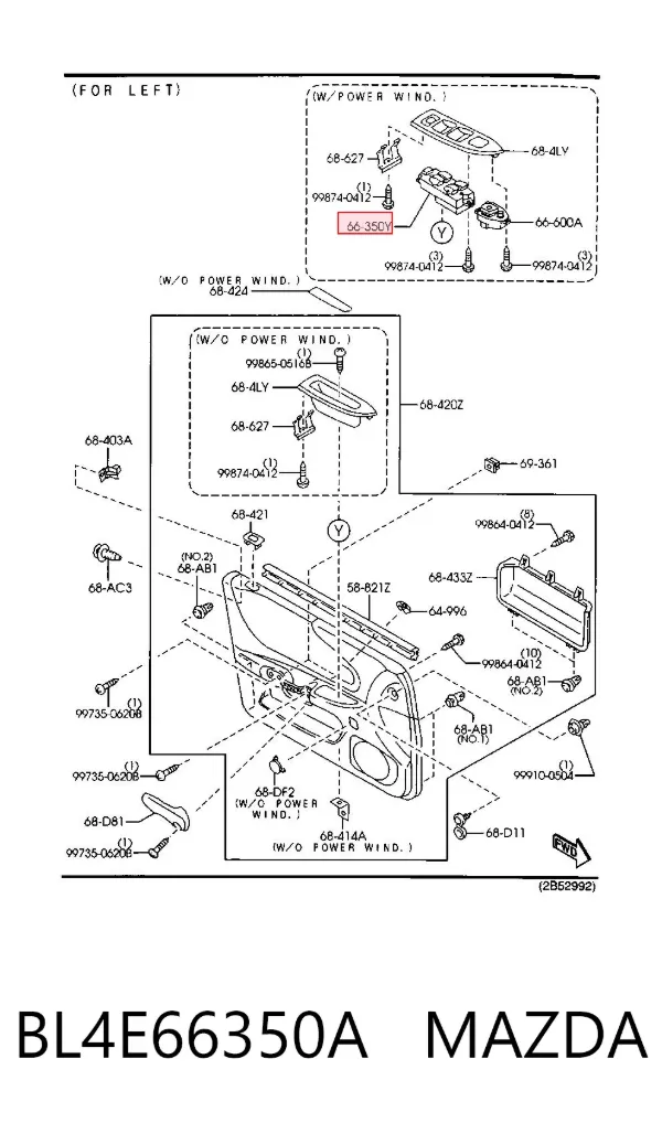  BL4E66350A Mazda