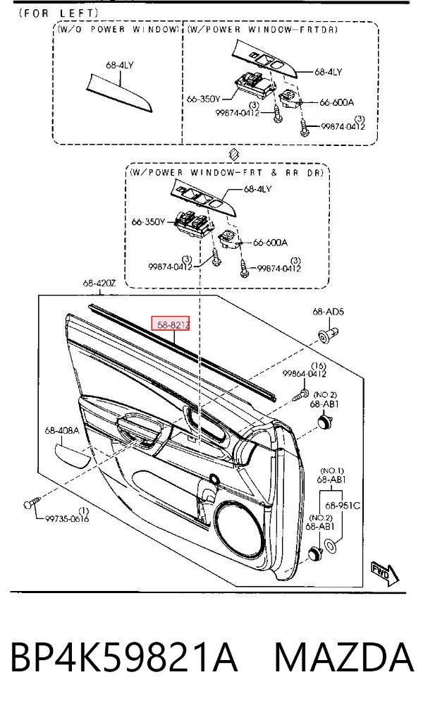  BP4K59821A Mazda