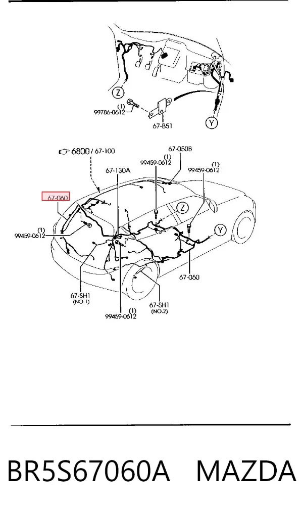  BR5S67060A Mazda