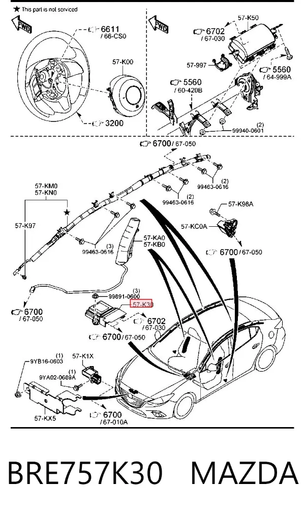  BRE757K30 Mazda