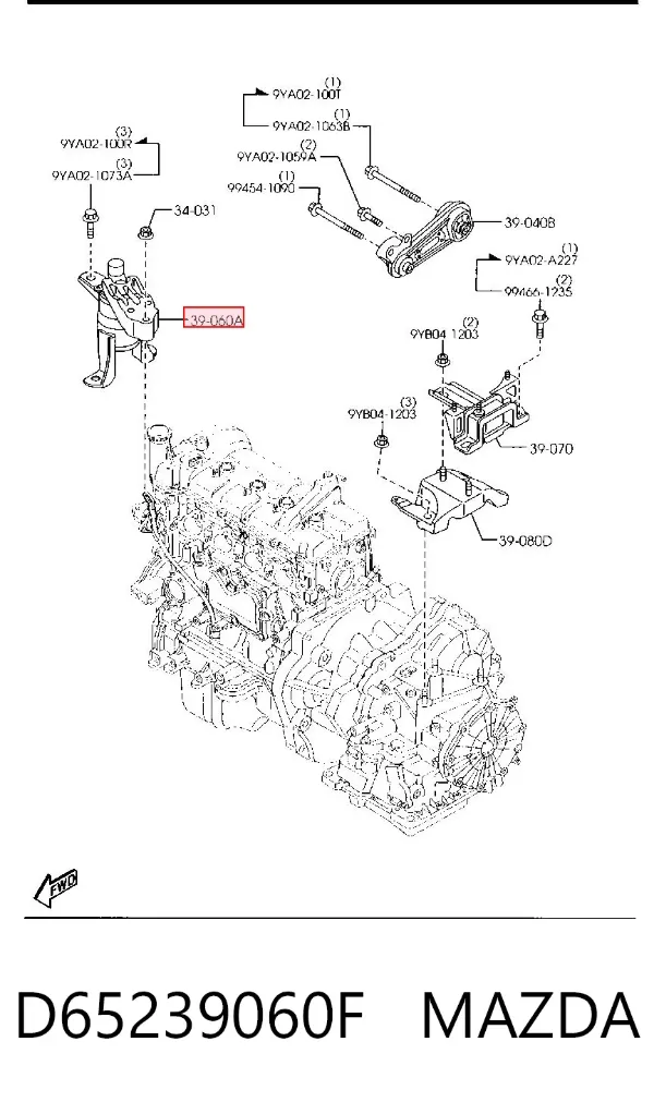  D65239060F Mazda