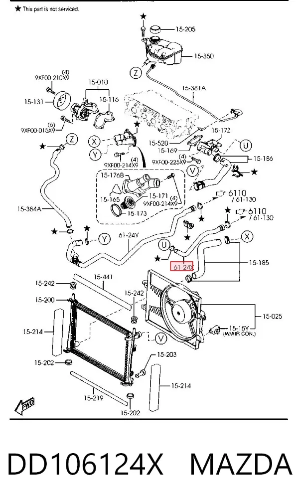  DD106124X Mazda
