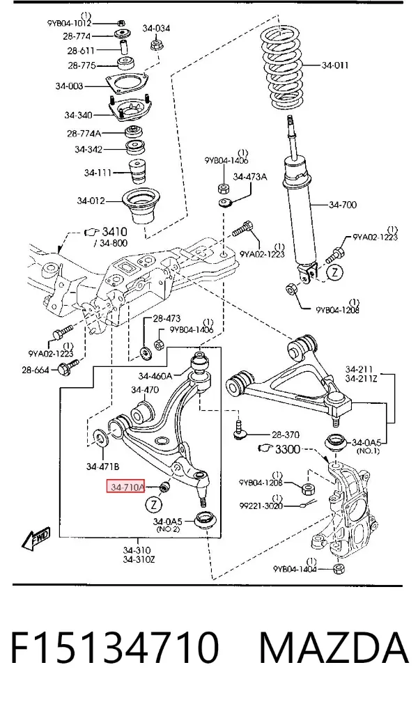  F15134710 Mazda