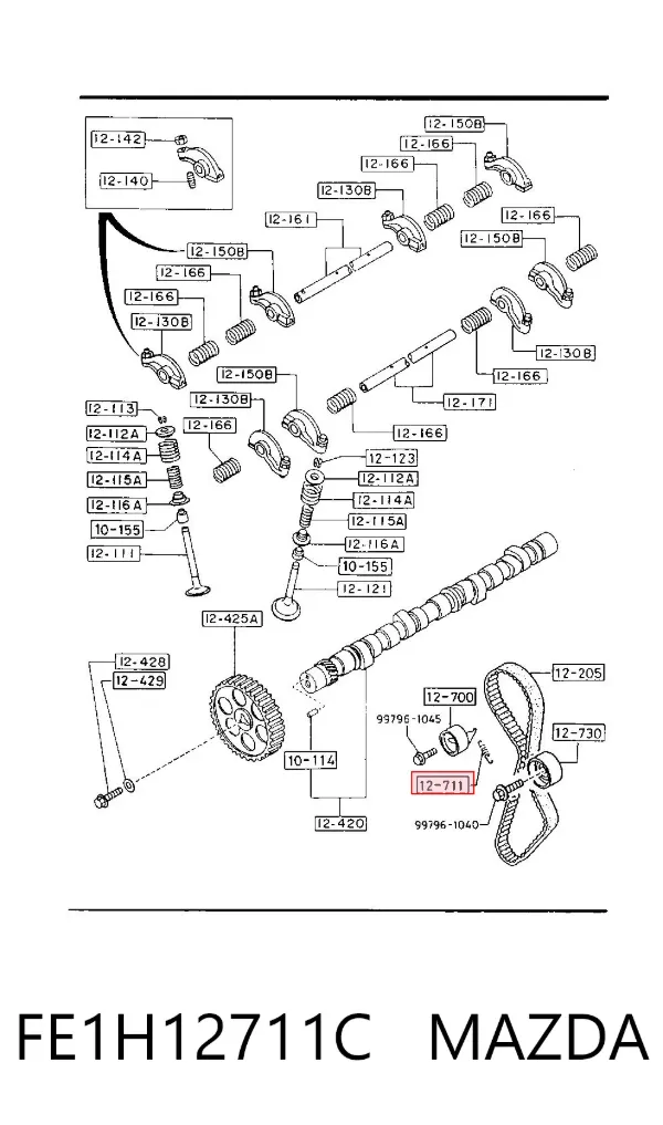  FE1H12711C Mazda