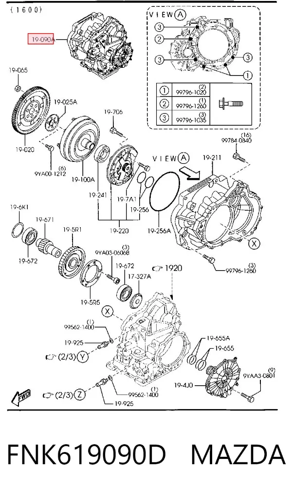 АКПП Mazda 3 BK12