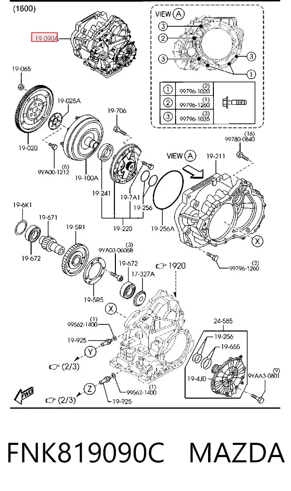 АКПП FNK819090C Mazda