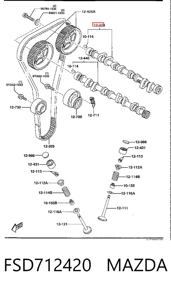  FSD712420 Mazda