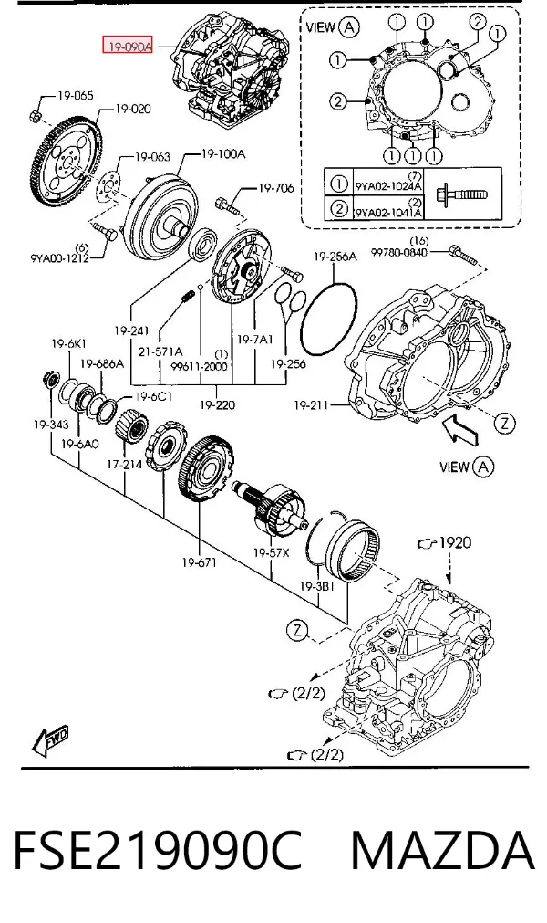 АКПП FSE219090C Mazda
