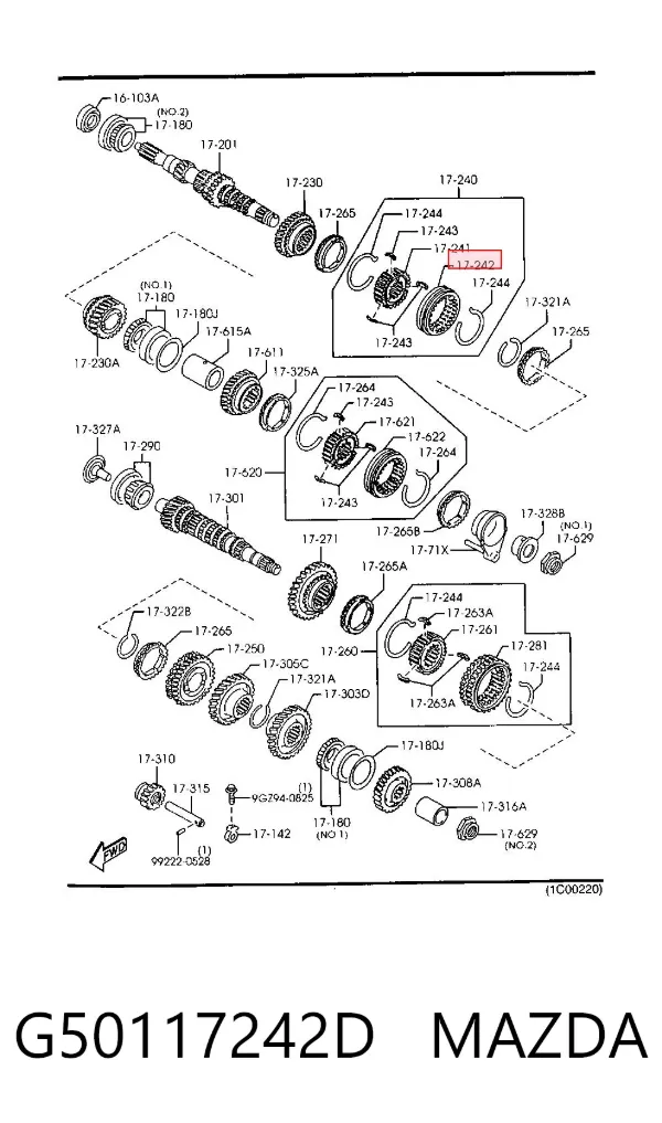  G50117242D Mazda
