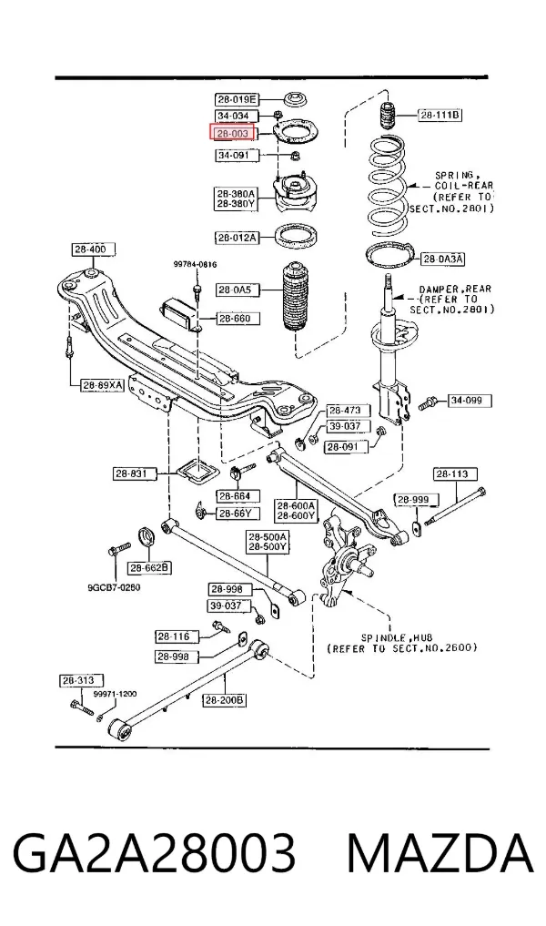  GA2A28003 Mazda