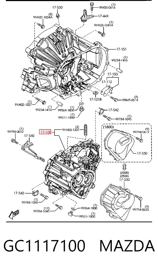  GC1117100 Mazda