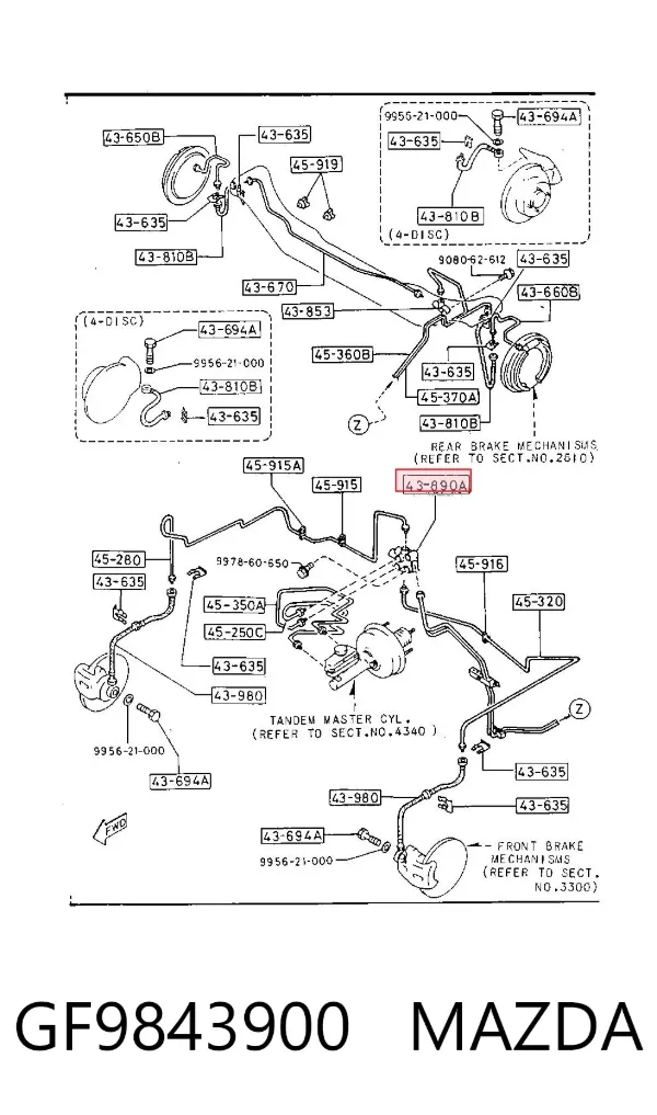  GF9843900 Mazda