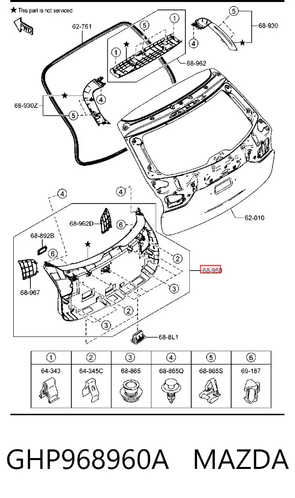  GHP968960A Mazda