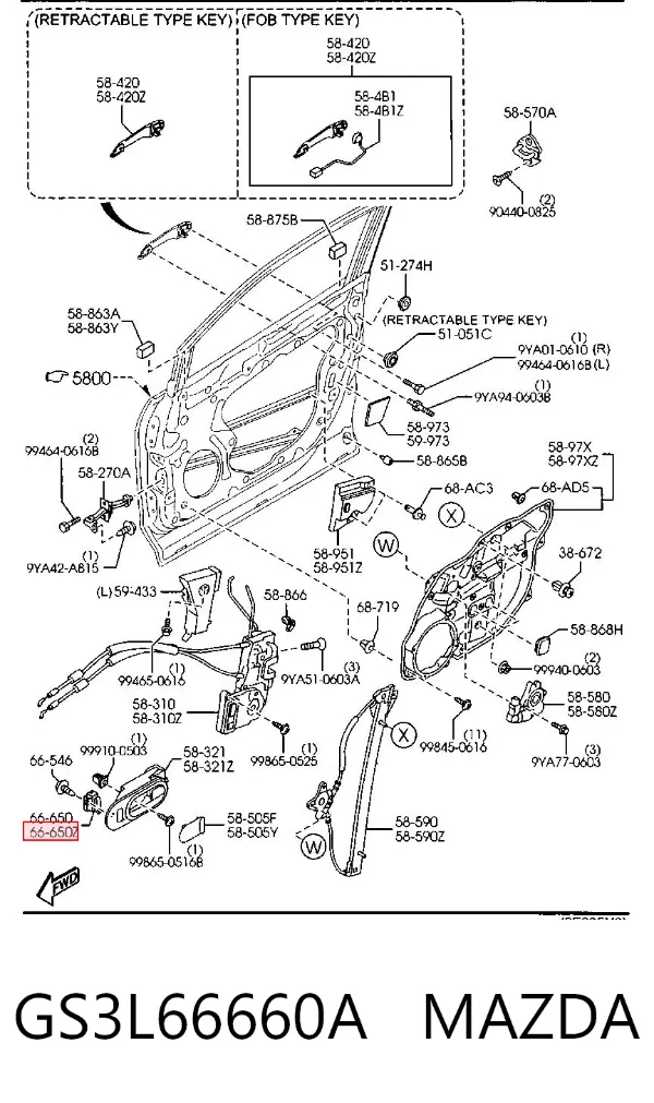  GS3L66660A Mazda