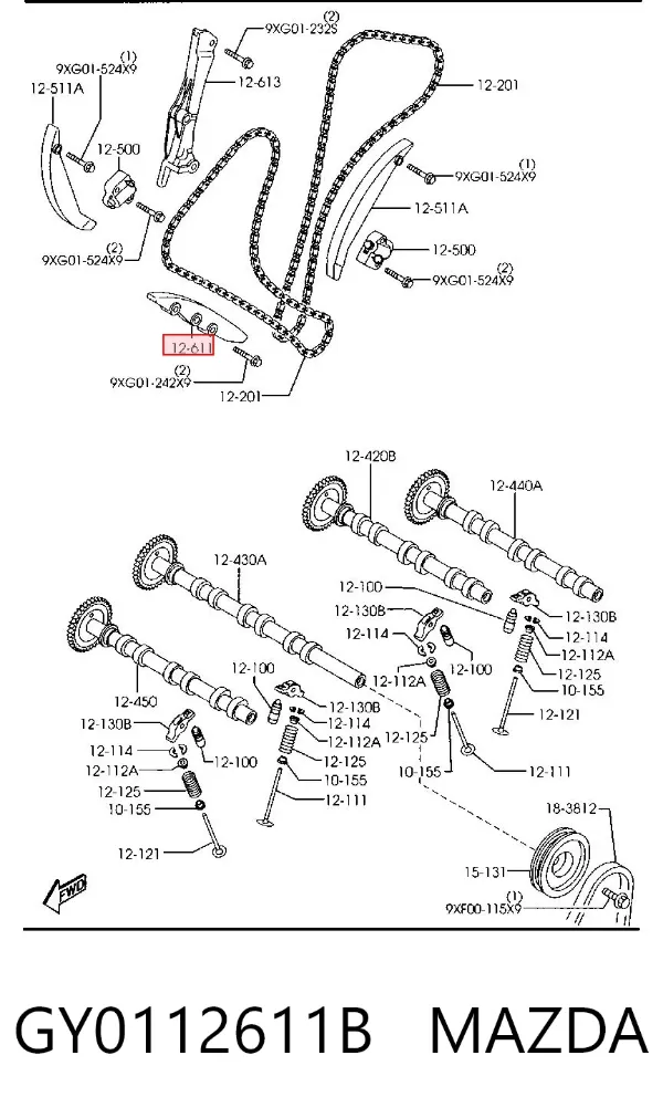  GY0112611B Mazda