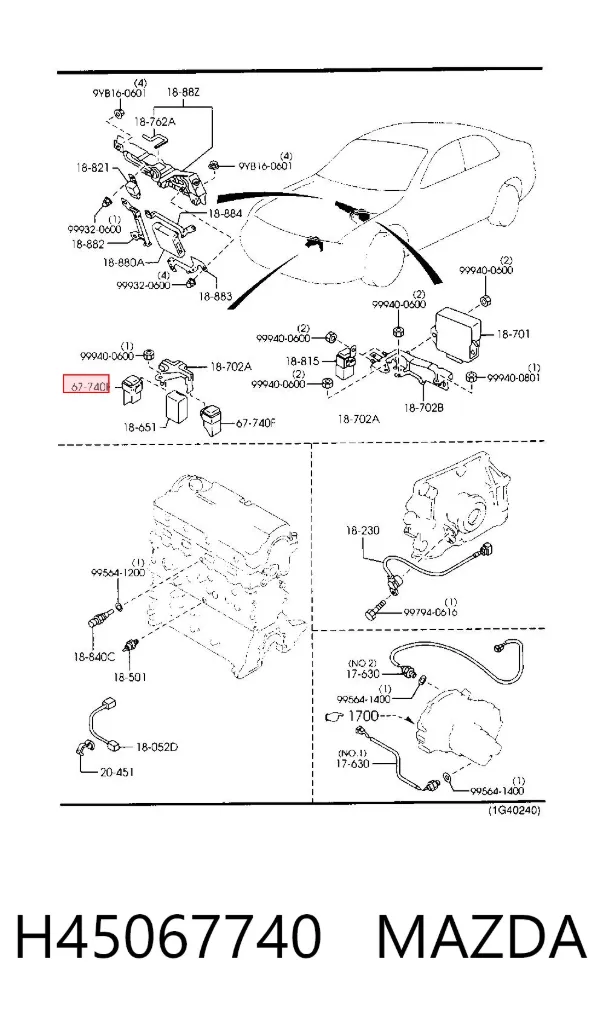  H45067740 Mazda