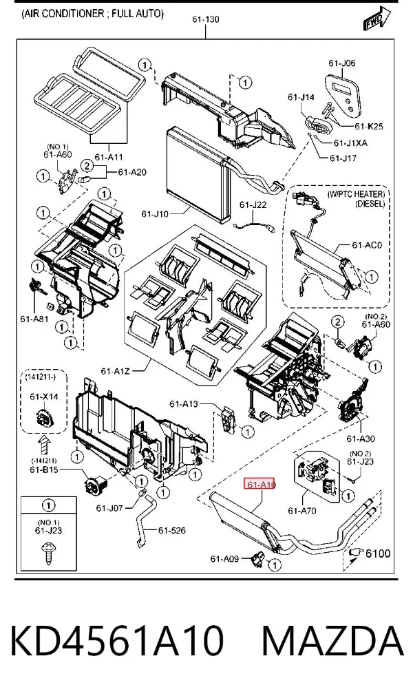  KD4561A10 Mazda