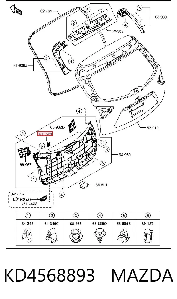  KD4568893 Mazda