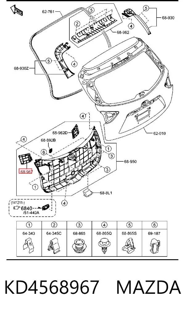  KD4568967 Mazda