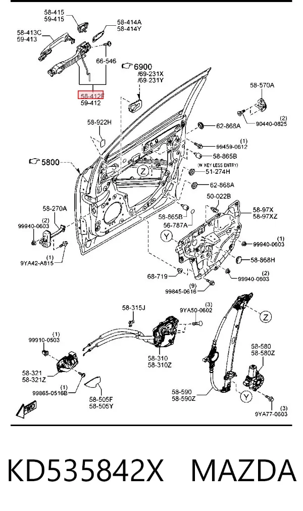  KD535842X Mazda