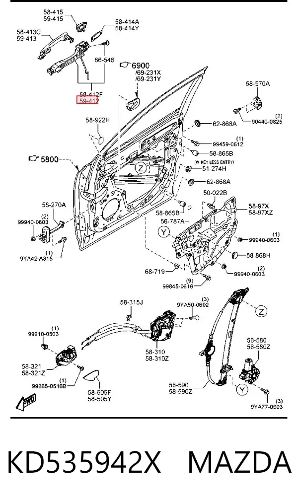  KD535942X Mazda