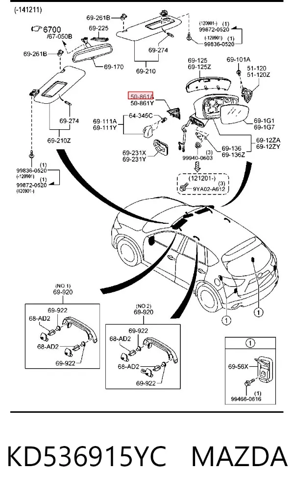  KD536915YC Mazda