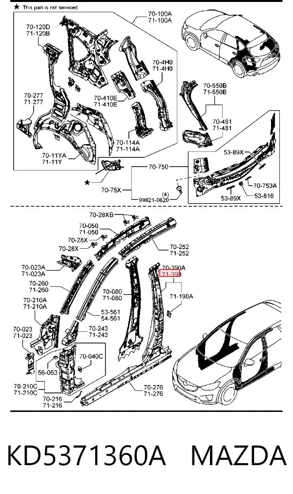  KD5371360A Mazda