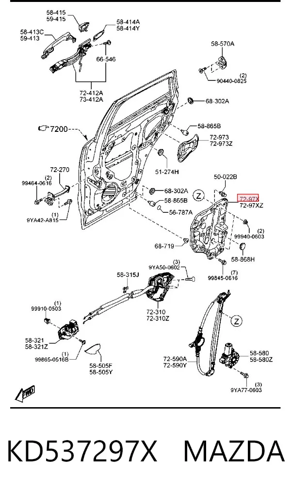 KD537297X Mazda