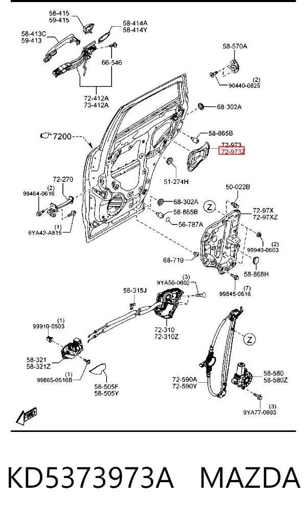  KD5373973A Mazda