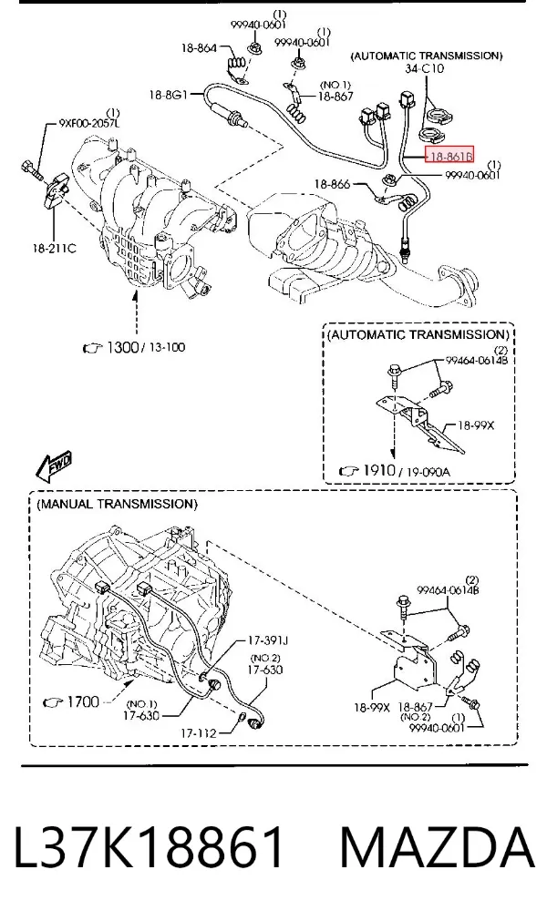  L37K18861 Mazda