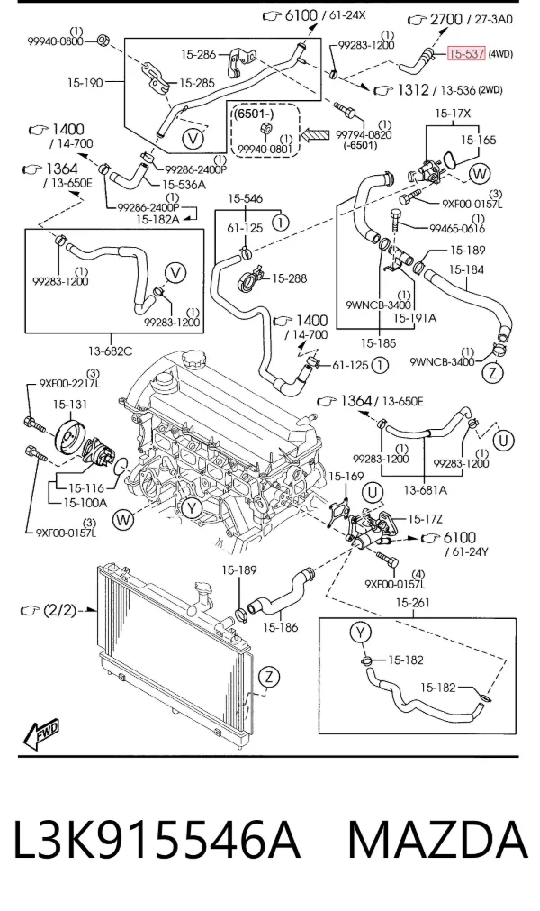  L3K915546A Mazda