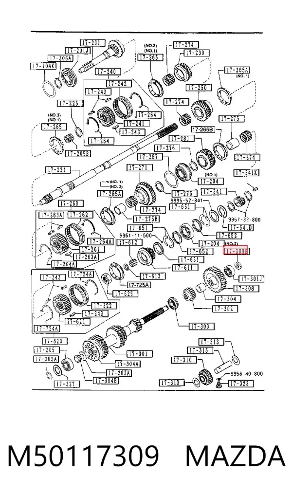  M50117309 Mazda