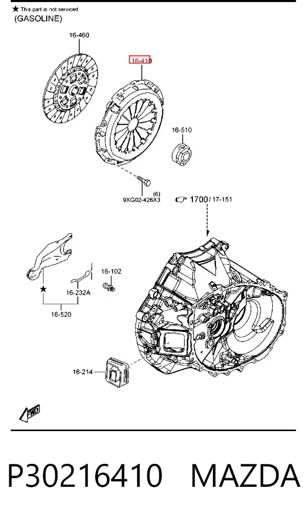  P30216410 Mazda
