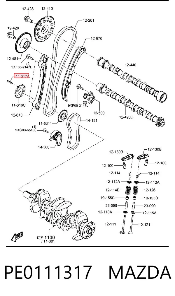  PE0111317 Mazda