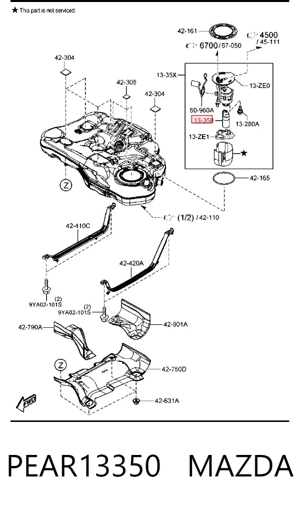  PEAR13350 Mazda