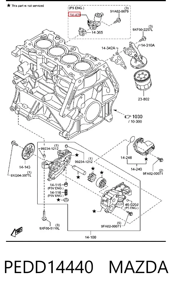  PEDD14440 Mazda