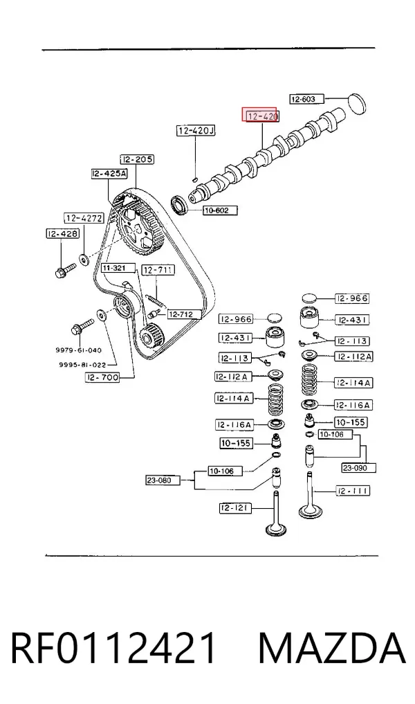  RF0112421 Mazda