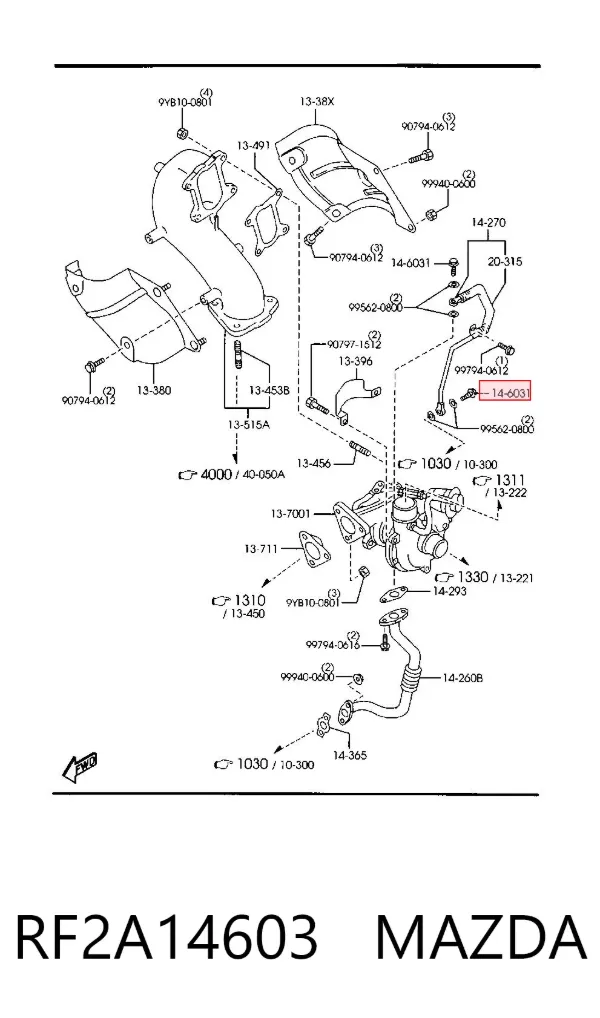  RF2A14603 Mazda